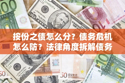武汉按份之债怎么分？债务危机怎么防？法律角度拆解债务分配与风险自保指南