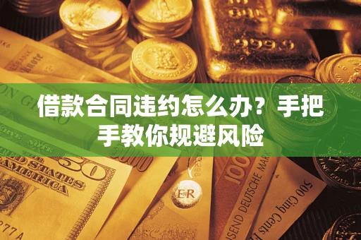 武汉借款合同违约怎么办？手把手教你规避风险