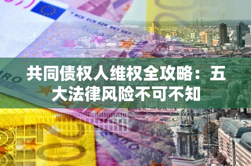 武汉共同债权人维权全攻略：五大法律风险不可不知