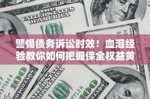 武汉警惕债务诉讼时效！血泪经验教你如何把握保全权益黄金期