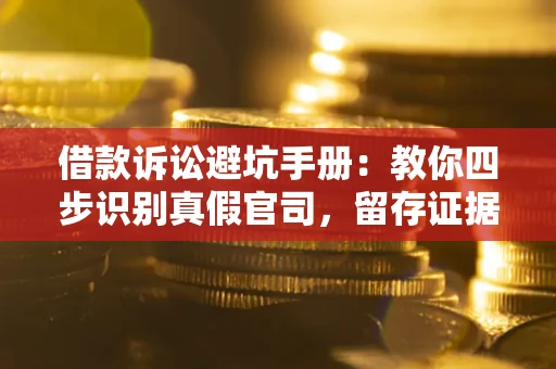 武汉借款诉讼避坑手册：教你四步识别真假官司，留存证据不踩雷