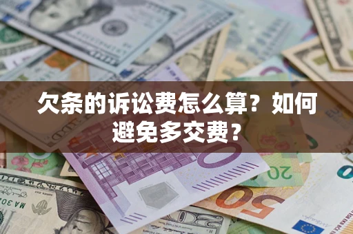 武汉欠条的诉讼费怎么算？如何避免多交费？