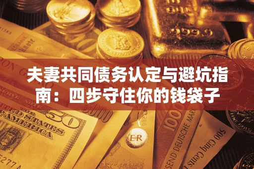 武汉夫妻共同债务认定与避坑指南：四步守住你的钱袋子