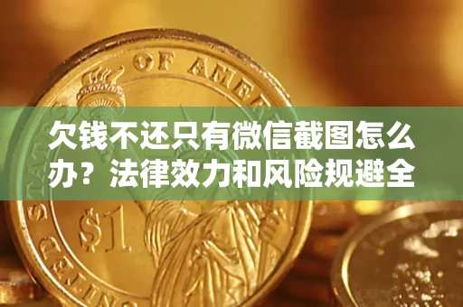 武汉欠钱不还只有微信截图怎么办？法律效力和风险规避全解析