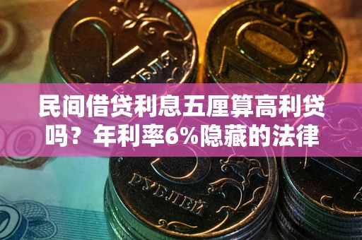 武汉民间借贷利息五厘算高利贷吗？年利率6%隐藏的法律风险全解析