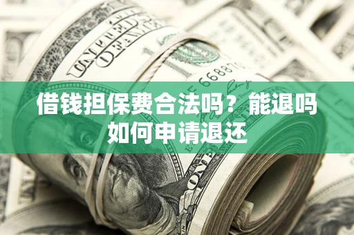 武汉借钱担保费合法吗？能退吗如何申请退还