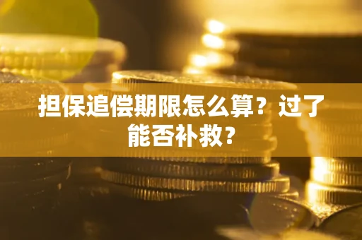 武汉担保追偿期限怎么算？过了能否补救？